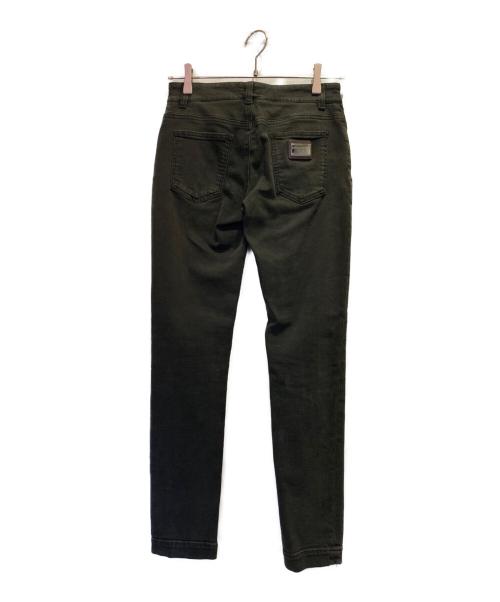 DOLCE & GABBANA（ドルチェ＆ガッバーナ）DOLCE & GABBANA (ドルチェ＆ガッバーナ) デニムパンツ カーキ サイズ:38の古着・服飾アイテム
