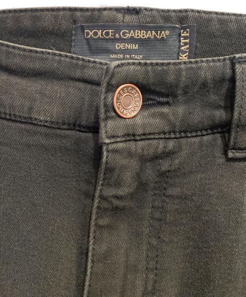 DOLCE & GABBANA（ドルチェ＆ガッバーナ）DOLCE & GABBANA (ドルチェ＆ガッバーナ) デニムパンツ カーキ サイズ:38の古着・服飾アイテム