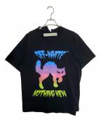 OFFWHITEオフホワイト）の古着「DSMG ナチュラル ハビタットティーシャツ」｜ブラック