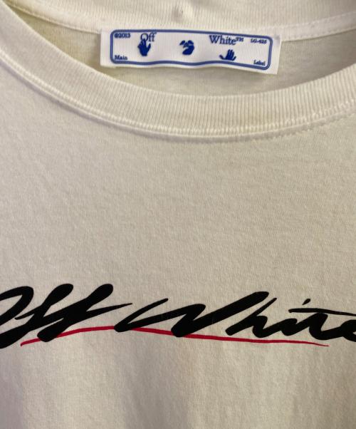 OFFWHITE（オフホワイト）OFFWHITE (オフホワイト) ロゴｔシャツ イエロー サイズ:XSの古着・服飾アイテム
