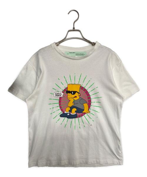 OFFWHITE（オフホワイト）OFFWHITE (オフホワイト) シンプソンズTシャツ ホワイト サイズ:XLの古着・服飾アイテム