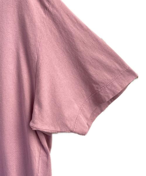 STONE ISLAND（ストーンアイランド）STONE ISLAND (ストーンアイランド) ロゴ半袖Ｔシャツ ピンク サイズ:Mの古着・服飾アイテム