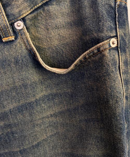 HELMUT LANG（ヘルムートラング）HELMUT LANG (ヘルムートラング) ペンキ加工デニムパンツ インディゴ サイズ:32の古着・服飾アイテム