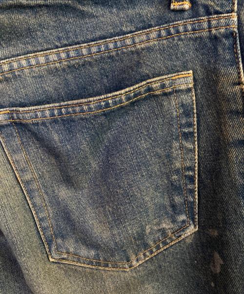 HELMUT LANG（ヘルムートラング）HELMUT LANG (ヘルムートラング) ペンキ加工デニムパンツ インディゴ サイズ:32の古着・服飾アイテム