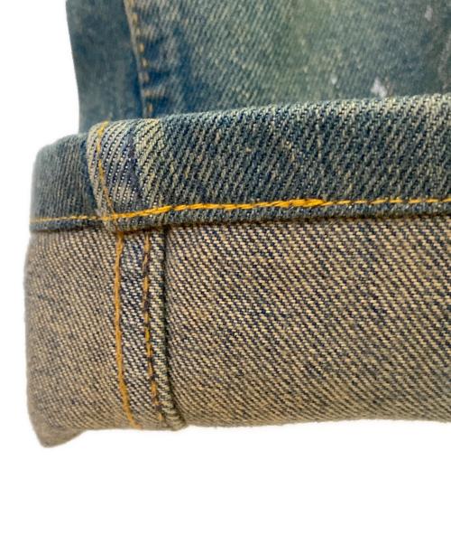 HELMUT LANG（ヘルムートラング）HELMUT LANG (ヘルムートラング) ペンキ加工デニムパンツ インディゴ サイズ:32の古着・服飾アイテム