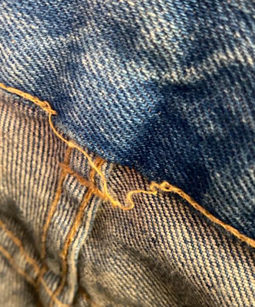 HELMUT LANG（ヘルムートラング）HELMUT LANG (ヘルムートラング) ペンキ加工デニムパンツ インディゴ サイズ:32の古着・服飾アイテム
