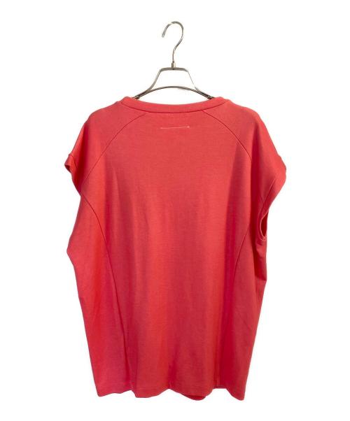 MM6 Maison Margiela（エムエムシックスメゾンマルジェラ）MM6 Maison Margiela (エムエムシックスメゾンマルジェラ) ノースリーブニット ピンク サイズ:1の古着・服飾アイテム