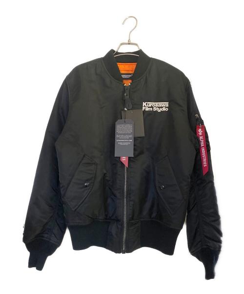 UNDERCOVER（アンダーカバー）UNDERCOVER (アンダーカバー) ALPHA INDUSTRIES (アルファインダストリーズ) MA-1ジャケット ブラック サイズ:Sの古着・服飾アイテム