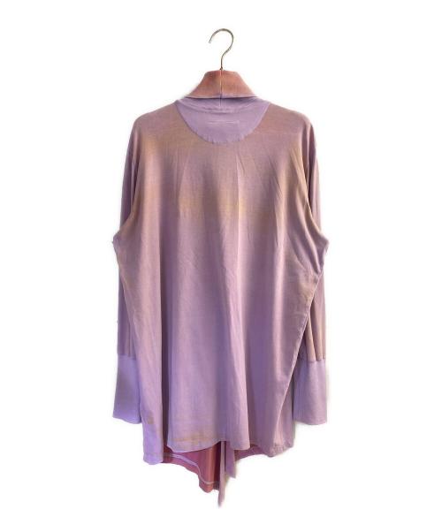 MM6 Maison Margiela（エムエムシックスメゾンマルジェラ）MM6 Maison Margiela (エムエムシックスメゾンマルジェラ) グラデーションハイネックカットソー マルチカラー サイズ:Mの古着・服飾アイテム