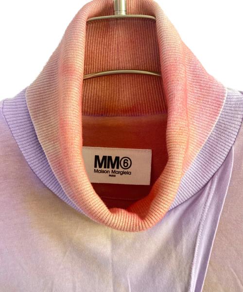 MM6 Maison Margiela（エムエムシックスメゾンマルジェラ）MM6 Maison Margiela (エムエムシックスメゾンマルジェラ) グラデーションハイネックカットソー マルチカラー サイズ:Mの古着・服飾アイテム