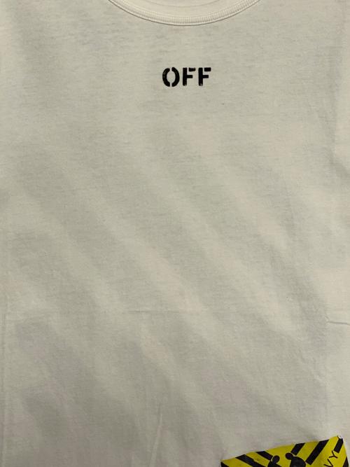 OFFWHITE（オフホワイト）OFFWHITE (オフホワイト) テープロゴTシャツ ホワイト サイズ:Sの古着・服飾アイテム