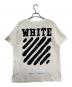 OFFWHITE (オフホワイト) テープロゴTシャツ ホワイト サイズ:S：18000円