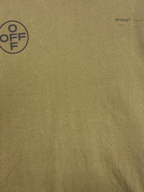 OFFWHITE（オフホワイト）OFFWHITE (オフホワイト) ステンシルTシャツ カーキ サイズ:XSの古着・服飾アイテム