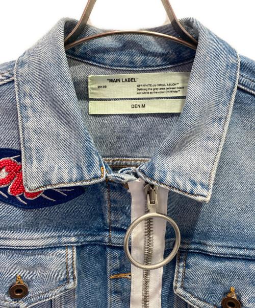 OFFWHITE（オフホワイト）OFFWHITE (オフホワイト) デニムジャケット インディゴ サイズ:40の古着・服飾アイテム