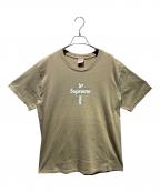 SUPREMEシュプリーム）の古着「Cross Box Logo Tee」｜カーキ