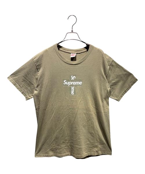 SUPREME（シュプリーム）SUPREME (シュプリーム) Cross Box Logo Tee カーキ サイズ:Mの古着・服飾アイテム
