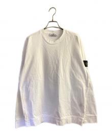STONE ISLAND（ストーンアイランド）の古着「コンパスパッチロングスリーブTシャツ」｜ホワイト