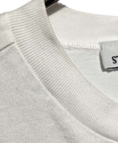 STONE ISLAND（ストーンアイランド）STONE ISLAND (ストーンアイランド) コンパスパッチロングスリーブTシャツ ホワイト サイズ:Lの古着・服飾アイテム