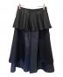 noir kei ninomiya (ノワール ケイ ニノミヤ) ティアード レイヤードスカート ブラック サイズ:S：21000円