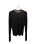 Y's (ワイズ) TULLE CREW NECK T/チュールクルーネックTシャツ ブラック サイズ:2：8000円