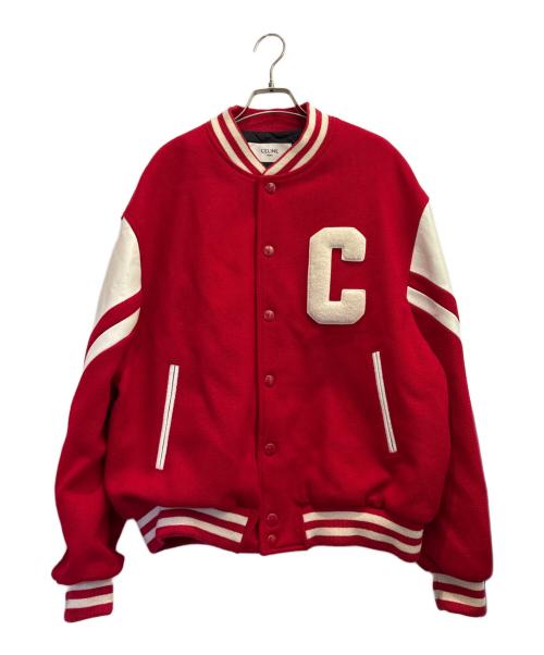 CELINE（セリーヌ）CELINE (セリーヌ) jackson teddy jacket/ジャクソン テディジャケット レッド サイズ:52の古着・服飾アイテム