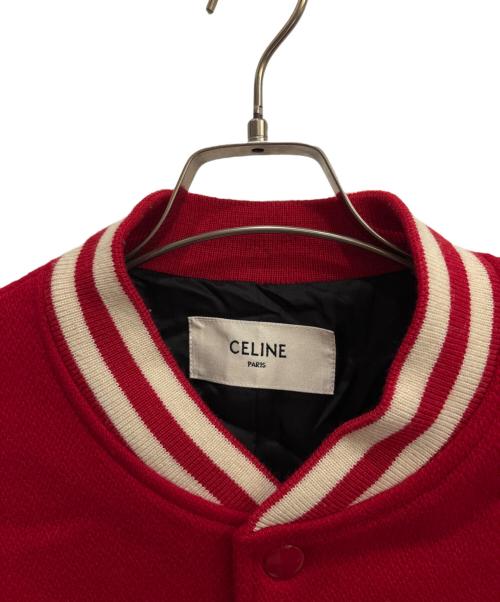 CELINE（セリーヌ）CELINE (セリーヌ) jackson teddy jacket/ジャクソン テディジャケット レッド サイズ:52の古着・服飾アイテム