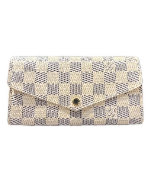 LOUIS VUITTON（ルイ ヴィトン）LOUIS VUITTON (ルイ ヴィトン) ポルトフォイユ サラ ダミエアズール ホワイトの古着・服飾アイテム