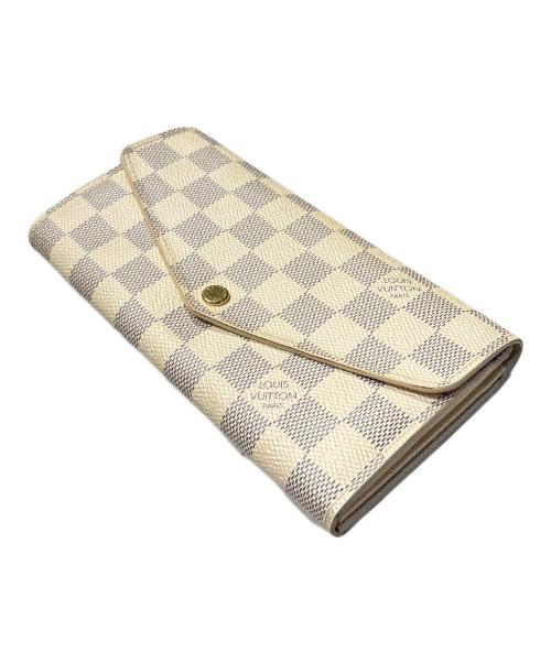 LOUIS VUITTON（ルイ ヴィトン）LOUIS VUITTON (ルイ ヴィトン) ポルトフォイユ サラ ダミエアズール ホワイトの古着・服飾アイテム