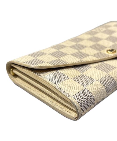LOUIS VUITTON（ルイ ヴィトン）LOUIS VUITTON (ルイ ヴィトン) ポルトフォイユ サラ ダミエアズール ホワイトの古着・服飾アイテム