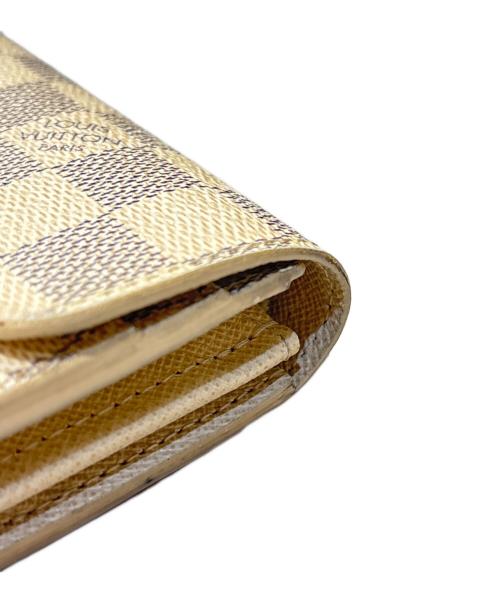 LOUIS VUITTON（ルイ ヴィトン）LOUIS VUITTON (ルイ ヴィトン) ポルトフォイユ サラ ダミエアズール ホワイトの古着・服飾アイテム