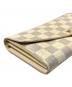 中古・古着 LOUIS VUITTON (ルイ ヴィトン) ポルトフォイユ サラ ダミエアズール ホワイト：50000円