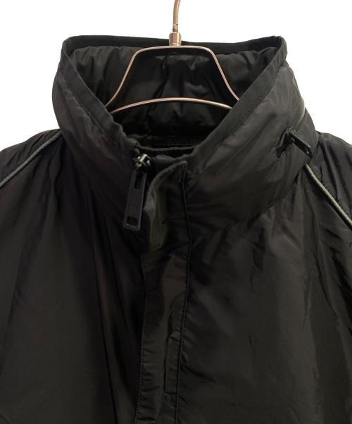 PRADA（プラダ）PRADA (プラダ) ラバーロゴナイロンジャケット ブラック サイズ:48の古着・服飾アイテム