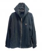 PRADAプラダ）の古着「ジップアップパーカー」｜ブラック