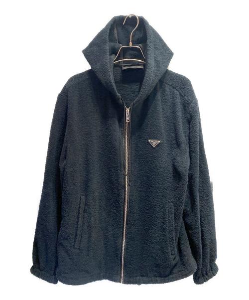 PRADA（プラダ）PRADA (プラダ) ジップアップパーカー ブラック サイズ:48の古着・服飾アイテム