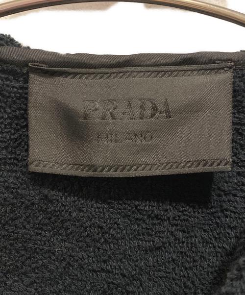 PRADA（プラダ）PRADA (プラダ) ジップアップパーカー ブラック サイズ:48の古着・服飾アイテム