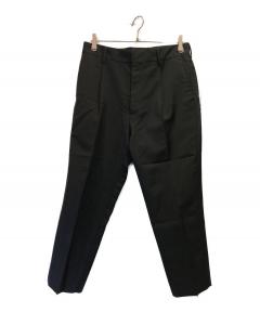 中古・古着通販】LOEWE (ロエベ) 2タックワイドスラックス ブラック