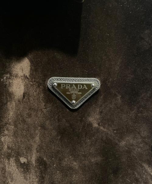 PRADA（プラダ）PRADA (プラダ) コットンベルベットジャケット ブラウン サイズ:Mの古着・服飾アイテム