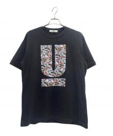 UNDERCOVER（アンダーカバー）の古着「グラフィックロゴカットソー」｜ブラック