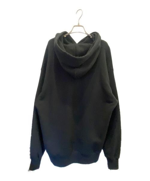 VALENTINO（ヴァレンティノ）VALENTINO (ヴァレンティノ) CHEZ VALENTINO グラフィックプリントパーカー ブラック サイズ:Mの古着・服飾アイテム