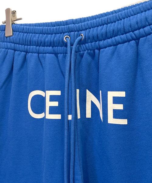CELINE（セリーヌ）CELINE (セリーヌ) ルーズ ロゴ スウェットパンツ ブルー サイズ:S 未使用品の古着・服飾アイテム