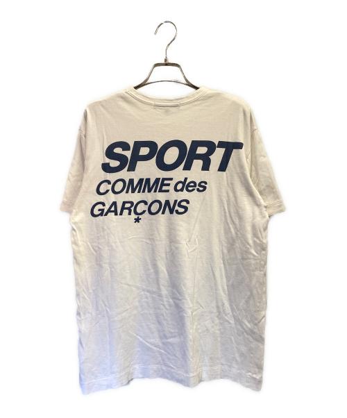 COMME des GARCONS（コムデギャルソン）COMME des GARCONS (コムデギャルソン) サークルロゴ カットソー ホワイト サイズ:Ｍの古着・服飾アイテム