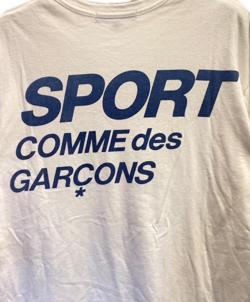 COMME des GARCONS（コムデギャルソン）COMME des GARCONS (コムデギャルソン) サークルロゴ カットソー ホワイト サイズ:Ｍの古着・服飾アイテム