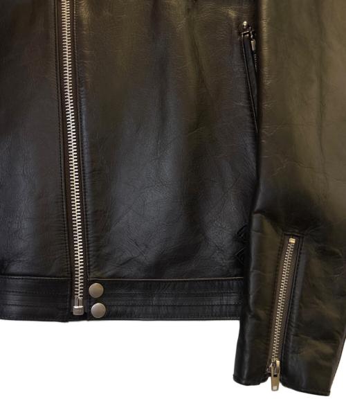 UNDERCOVER（アンダーカバー）UNDERCOVER (アンダーカバー) ダブルライダースジャケット UC2C9203 ブラック サイズ:2の古着・服飾アイテム