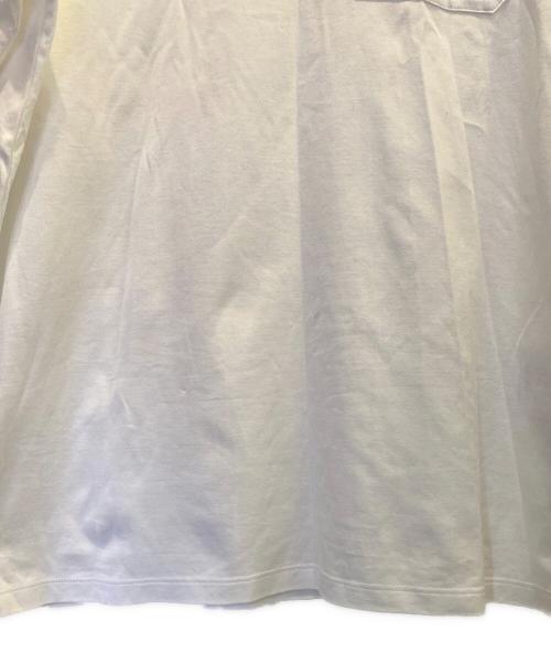PRADA（プラダ）PRADA (プラダ) ロゴタブカットソー ホワイト サイズ:Mの古着・服飾アイテム