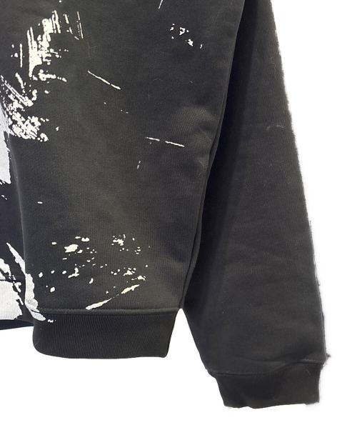Maison Margiela（メゾンマルジェラ）Maison Margiela (メゾンマルジェラ) 20AW グラフィックカレンダーロゴプルオーバーフーディー ブラック×ホワイト サイズ:48の古着・服飾アイテム