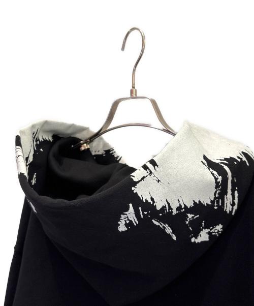 Maison Margiela（メゾンマルジェラ）Maison Margiela (メゾンマルジェラ) 20AW グラフィックカレンダーロゴプルオーバーフーディー ブラック×ホワイト サイズ:48の古着・服飾アイテム