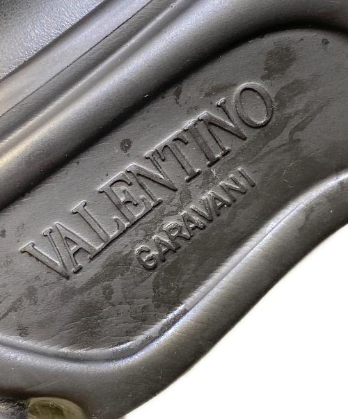 VALENTINO GARAVANI（ヴァレンティノ・ガラヴァーニ）VALENTINO GARAVANI (ヴァレンティノ・ガラヴァーニ) レザー ダッドスニーカー ブラック サイズ:44の古着・服飾アイテム