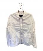 COMME des GARCONS HOMMEコムデギャルソン オム）の古着「ジップアップシャツジャケット」｜ホワイト