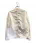 COMME des GARCONS HOMME (コムデギャルソン オム) ジップアップシャツジャケット ホワイト サイズ:SS：20000円