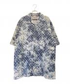 LOUIS VUITTONルイ ヴィトン）の古着「21SS ハワイアン タペストリー 半袖シャツ」｜ネイビー